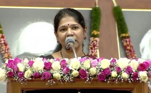 “Have we fulfilled our promises? ‘They’ will praise us” – Kanimozhi at the women’s conference