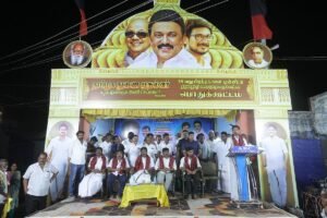 “Udhayanidhi Stalin is living as Periyar’s rightful heir!” – Minister Anbil Mahesh