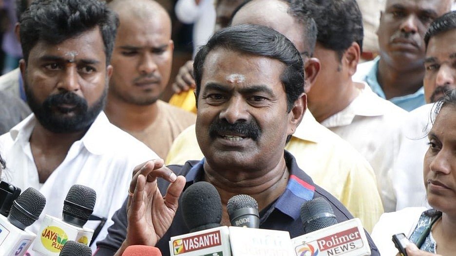 நாம் தமிழர் கட்சி ஒருங்கிணைப்பாளர் சீமான்