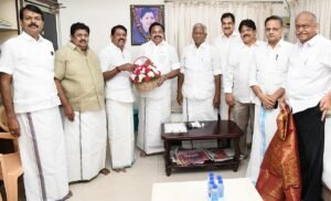 எடப்பாடி பழனிசாமியை சந்தித்த நயினார் நாகேந்திரன்