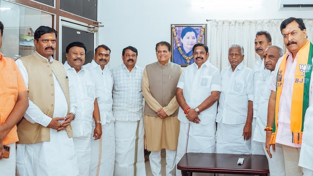 எடப்பாடி இல்லத்தில் பாஜக தலைவர்கள்