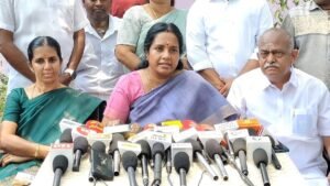 ‘It is sad that Nainar Nagendran spoke about the actress’ – Vanathi Srinivasan