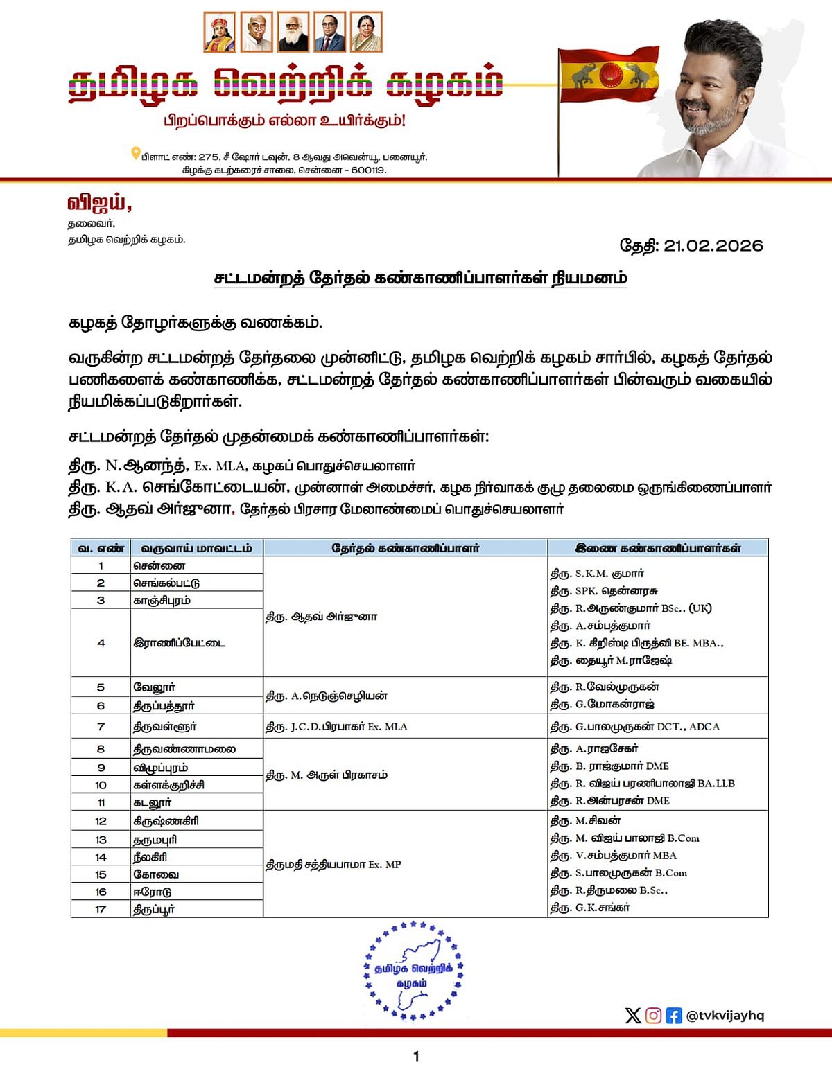 தேர்தல் பொறுப்பு