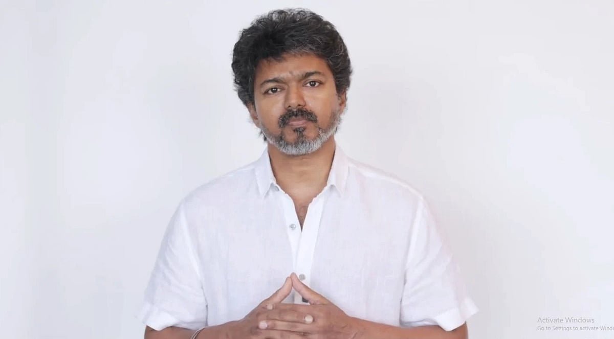 தவெக தலைவர் விஜய்