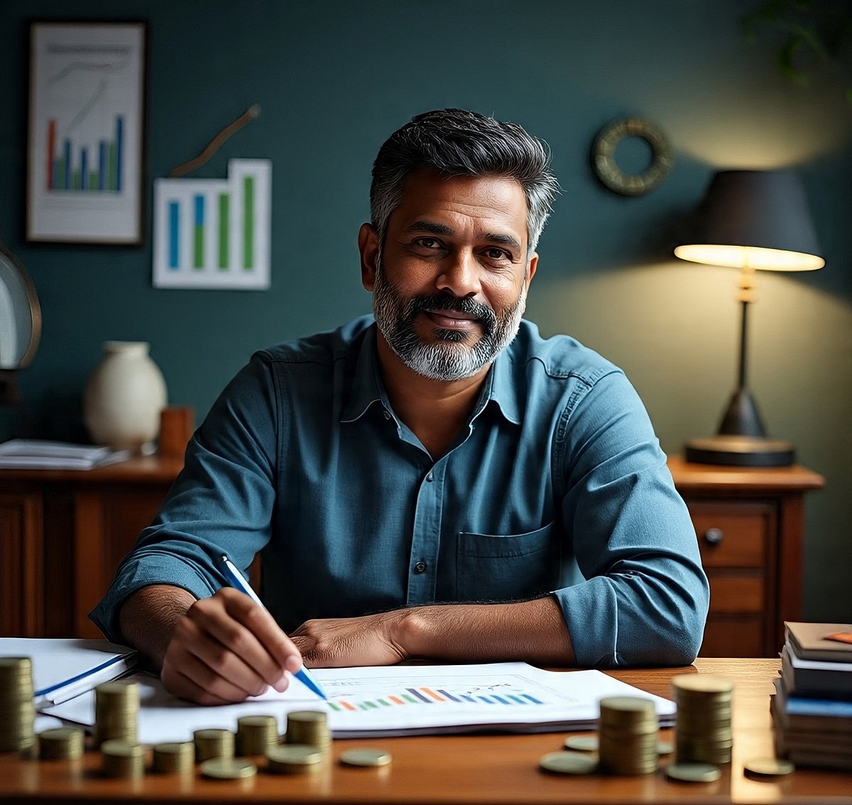 INvestor planning his investment