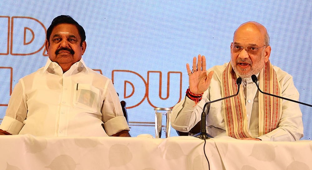 எடப்பாடி பழனிசாமி, அமித் ஷா