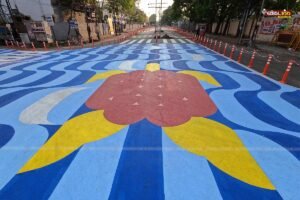Coimbatore: Colorful streets being prepared for school students! | Photo Album
