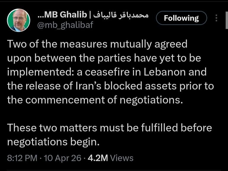 Peace talks in Islamabad: America is ready; Iran backs out at the last moment.