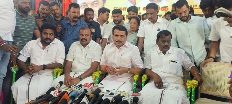 Coimbatore South: “No matter how many people come…” – Senthil Balaji’s interview after filing nomination!