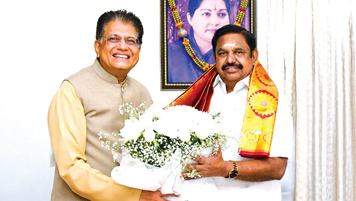 பியூஷ் கோயல், எடப்பாடி பழனிசாமி