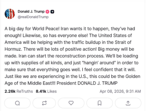 ட்ரம்ப் பதிவு