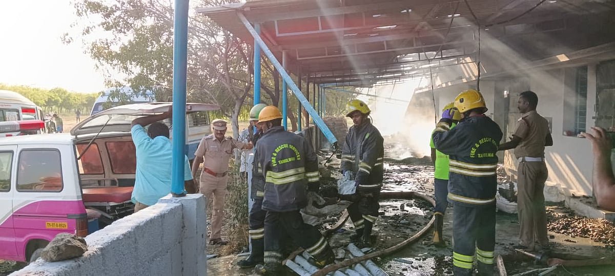 விருதுநகர் பட்டாசு ஆலை விபத்து