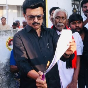 ‘Tamil is the mother of our birth’ – Chief Minister Stalin’s protest against the redrawing of the constituency boundaries.