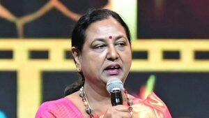 “There is only one accusation against my brother; that is..!” – Premalatha Vijayakanth speaking before Stalin.