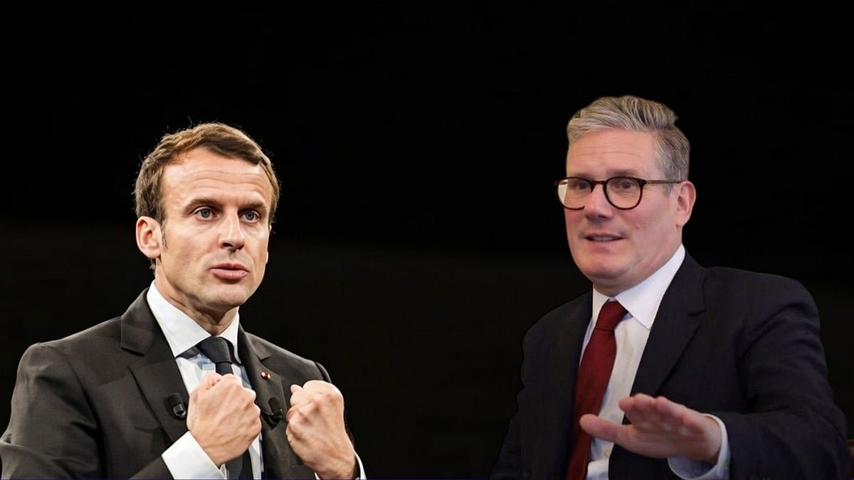 இம்மானுவேல் மக்ரோன் -  கீர் ஸ்டார்மர்