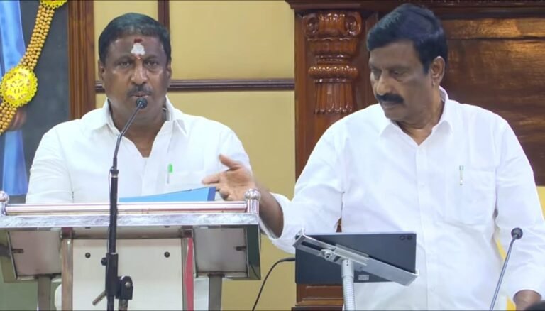 Suddenly arrived ‘Vijay’ photo; corruption affidavit removed from the assembly note – Puducherry swearing-in turmoil
