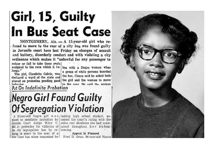 Do you know the story of Claudette Colvin, who stood against racial hatred at the age of 15 and changed American law?