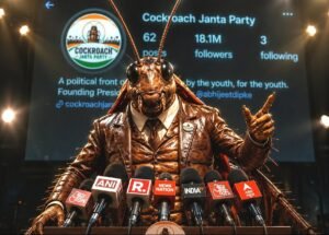 Cockroach Janta Party: The online revolution that turned humiliation into a weapon! – The cockroach challenging the government!