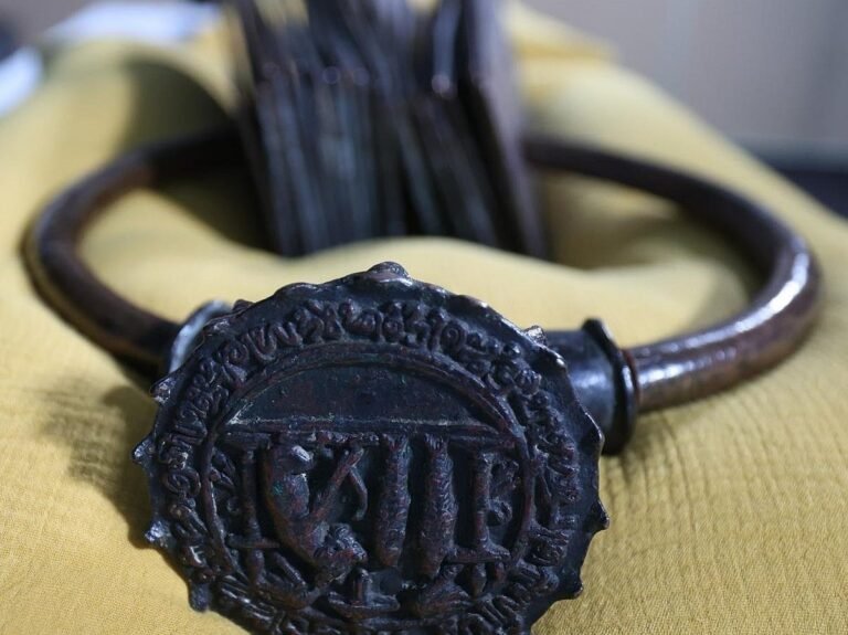The Anaimangalam Seppedu of Rajaraja Chola handed over to India; thanks to the Prime Minister of the Netherlands!