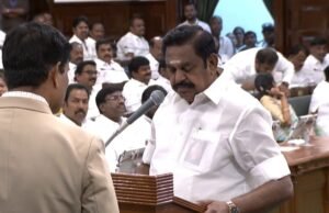Edappadi and Velumani arrived separately; C.V. Shanmugam did not take office! – AIADMK turmoil in the Assembly!