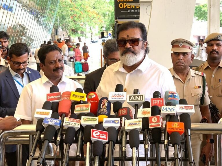 “It is not right to criticize Chief Minister Vijay at this time” – Union Minister of State for Electronics and Information Technology Suresh Gopi