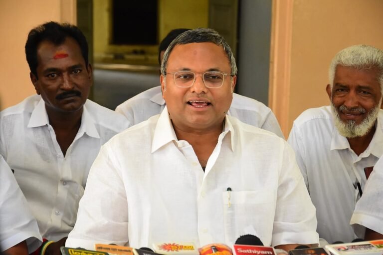 Congress: “Is there a place for AIADMK in the cabinet?” Karti Chidambaram says ‘NO’; what is the reason?