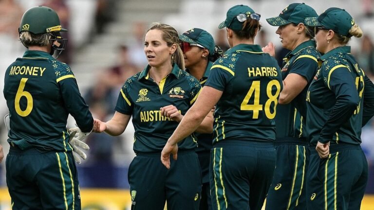 Women’s T20 World Cup: Australia restrict Bangladesh to 77 runs!