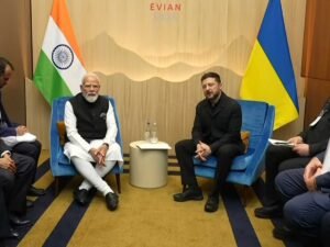 Prime Minister Modi meets with the President of Ukraine