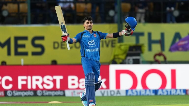 Second-fastest century against India; Rahmanullah Gurbaz sets a record!