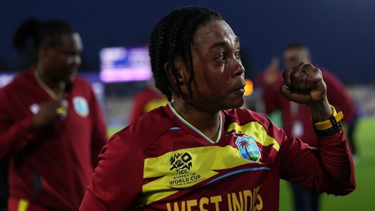 Thrilling victory on the 19.5th ball: West Indies women’s player in tears!