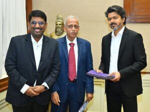City Union Bank senior officials meet with Chief Minister Vijay!