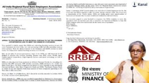 RRBs should be included in government websites! AIRRBEA letter to the Finance Minister!