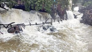 Water inflow in the Cauvery at Hogenakkal rises to 2,000 cubic feet per second