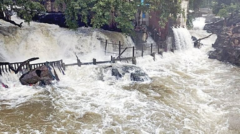 Water inflow in the Cauvery at Hogenakkal rises to 2,000 cubic feet per second