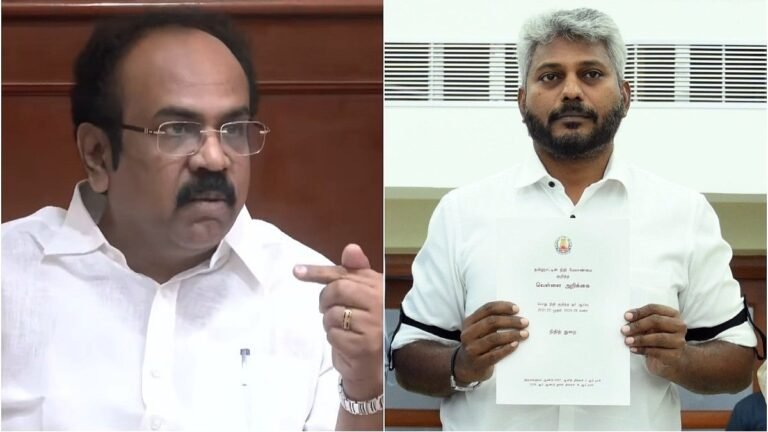 “TVK government’s debt will rise to Rs. 20 lakh crore. Otherwise…” – Thangam Thennarasu challenge