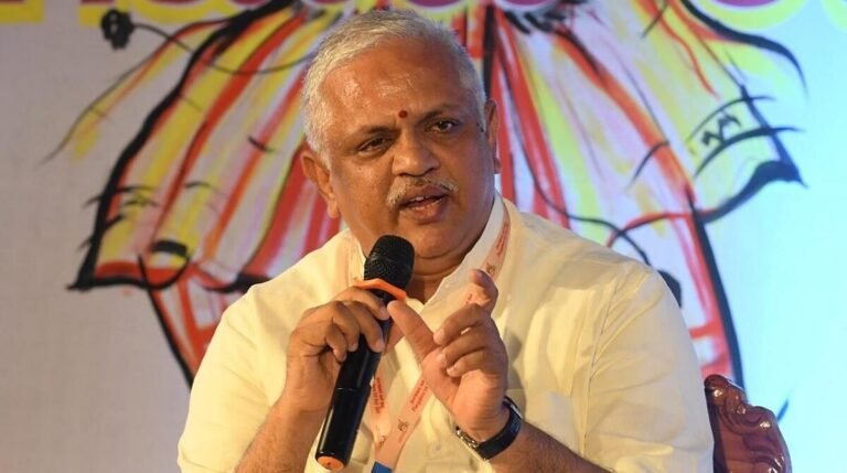 BJP leaders to hold consultations with B.L. Santhosh today