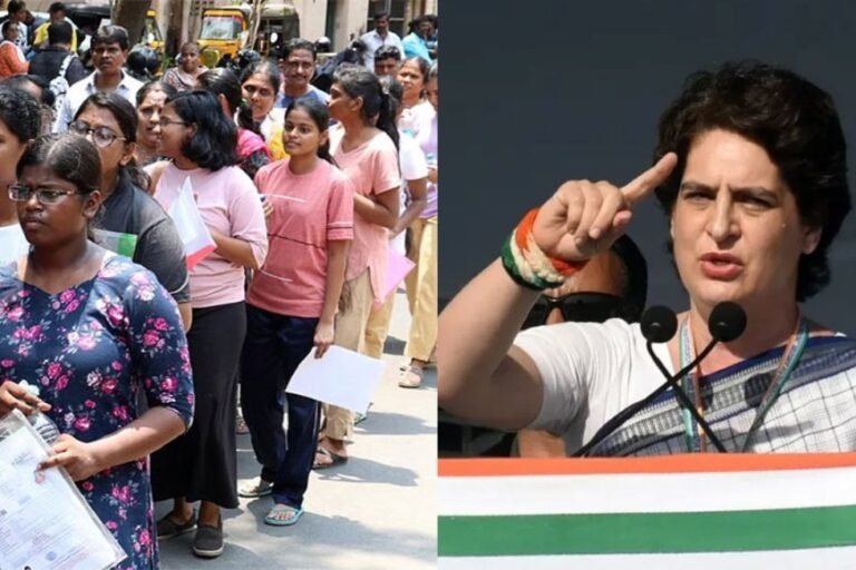 We will stand by the students affected by the question paper leak: Congress General Secretary Priyanka Gandhi