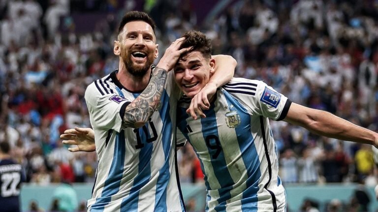 Messi equaled the record for the most goals scored in the World Cup!