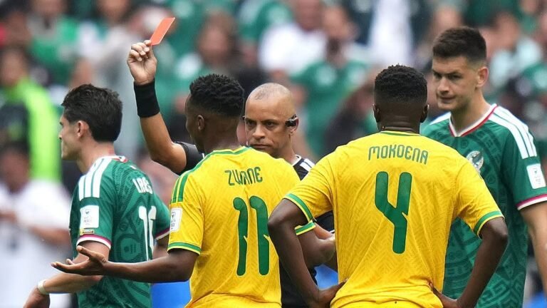 3 red cards in the very first match of the FIFA World Cup!