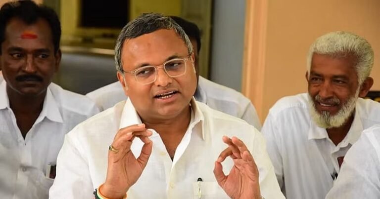 “What’s wrong with a minister posting reels? Don’t criticize him now” – MP Karti Chidambaram