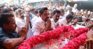 `I am standing here wounded; I cannot speak anything’ – Edappadi Palaniswami choked up in Kumbakonam!