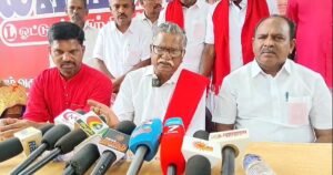 `“The Tamilaga Vettri Kazhagam has no policy or ideology at all,” – CPI’s Mutharasan`