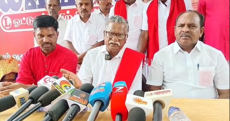`“The Tamilaga Vettri Kazhagam has no policy or ideology at all,” – CPI’s Mutharasan`