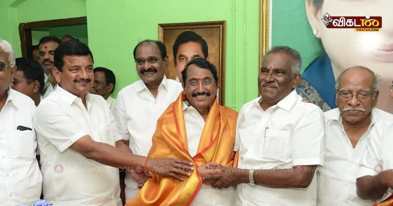 After taking office, C. M. Velusamy was sidelined by S. P. Velumani — the conflict continues in Coimbatore AIADMK!