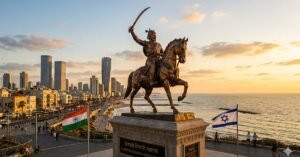 A grand Shivaji statue is being installed in a major city in Israel! – What is the background?