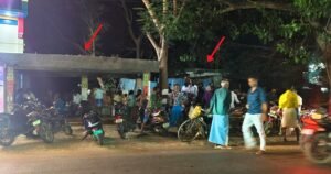 Mayiladuthurai: Bus stop turned into an `open bar’; people in fear… Will the government take action?!