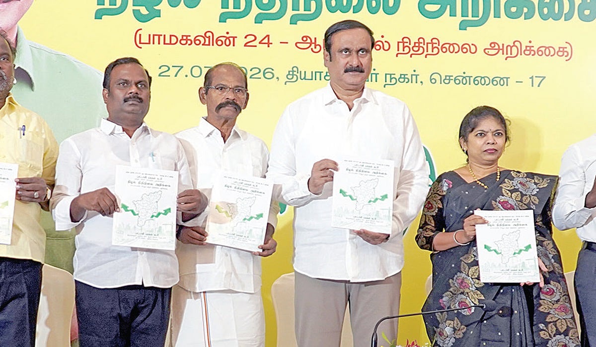 PMK leader Anbumani urges blacklisting government officials accused of corruption