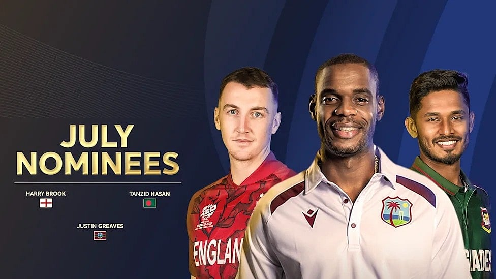 Announcement of the contenders for the ICC Men’s Player of the Month award for July!