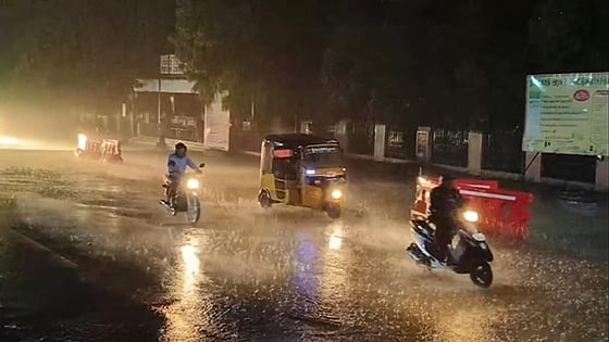 Rain in 9 districts for the next 3 hours!