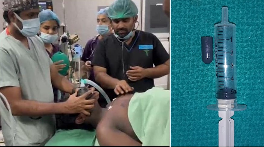 Pen cap lodged inside the nose of a 15-year-old boy! Chidambaram Medical College doctors remove it and achieve a feat!